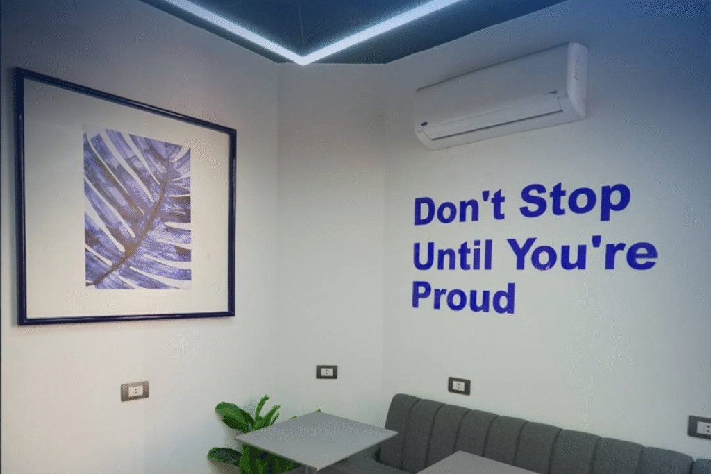 home office vs workspace in October city